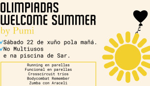 Olimpiadas «Welcome Summer» con Pumi